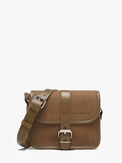 Sac Bandoulière La Suite Cuir Paul marius Marron la suite ESSENSUI