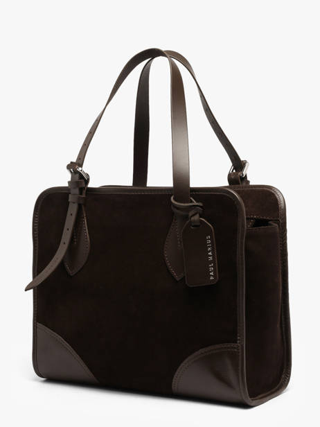 Sac Le Cabas La Suite Cuir Paul marius Marron la suite CABASSUI vue secondaire 1
