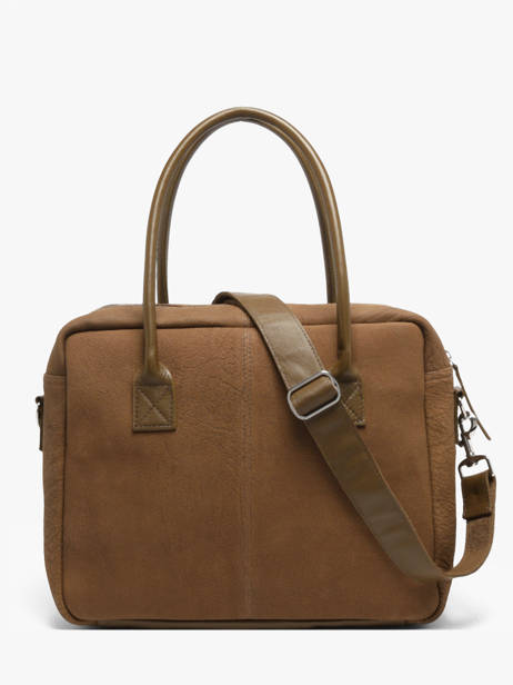 Sac Porté Main A4 La Suite Cuir Paul marius Marron la suite DANDYSUI vue secondaire 3