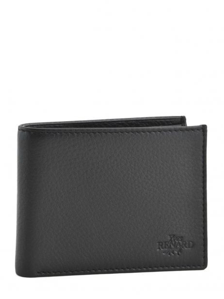 Wallet Foulonne Leather Yves renard Black foulonne 2375