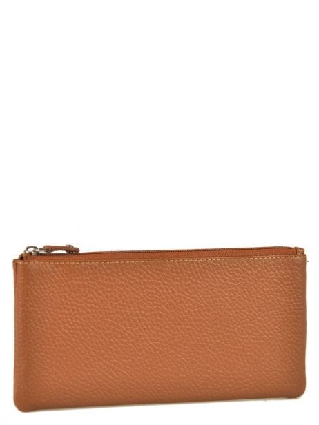 Portefeuille Cuir Crinkles Marron caviar 14104 vue secondaire 2