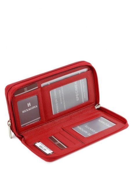 Tout-en-un Cuir Hexagona Rouge confort 467399 vue secondaire 1