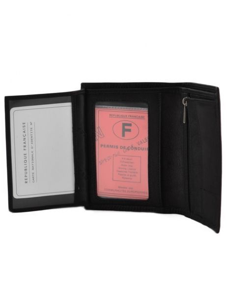 Wallet Leather Lancaster Black soft vintage homme 120-13 other view 4