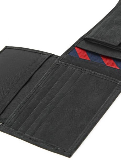 Portefeuille Cuir Tommy hilfiger Noir johnson AM00660 vue secondaire 1