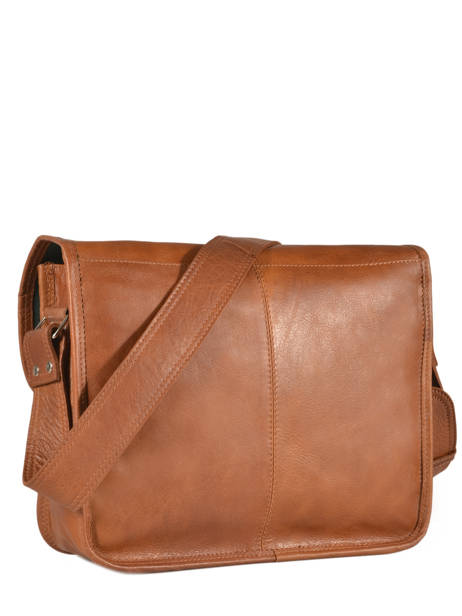 Medium Leather La Sacoche Crossbody Bag Paul marius Brown vintage M other view 3