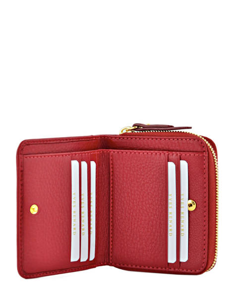 Wallet Leather Yves renard Red foulonne 29692 other view 2