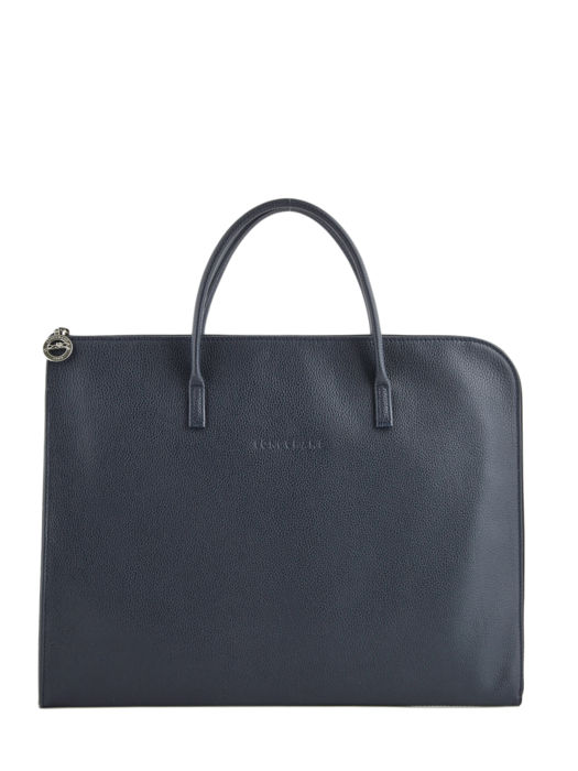 Longchamp Le foulonné Briefcase Blue