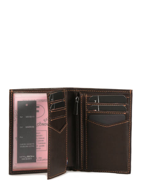 Wallet Leather Wylson Brown rio W8190-11 other view 1