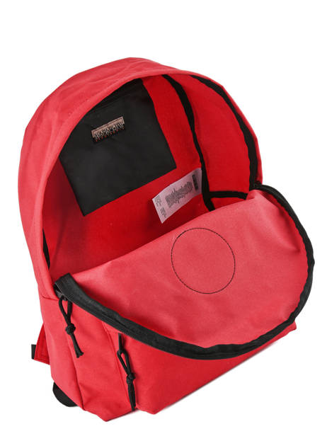 Backpack 1 Compartment Napapijri Red geographic NOYGOS other view 4