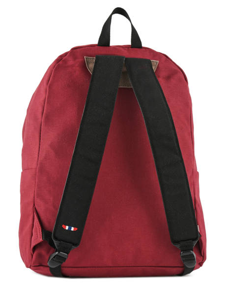 Backpack 1 Compartment Napapijri Red geographic NOYGOS other view 3