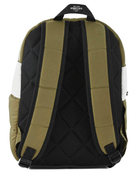 Backpack 1 Compartment Schott Yellow downbag 62715 other view 4