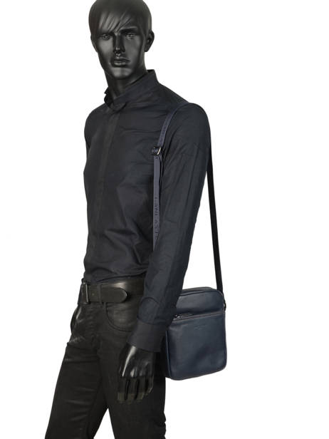 Sac Bandoulière Lancaster Bleu soft vintage homme 14 vue secondaire 2