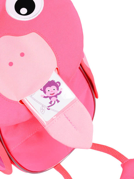 Backpack 1 Compartment Affenzahn Pink small friends NES1 other view 3