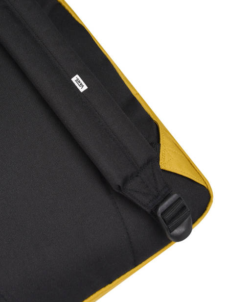 Sac à Dos 1 Compartiment Vans Jaune backpack VN0A3UI6 vue secondaire 1