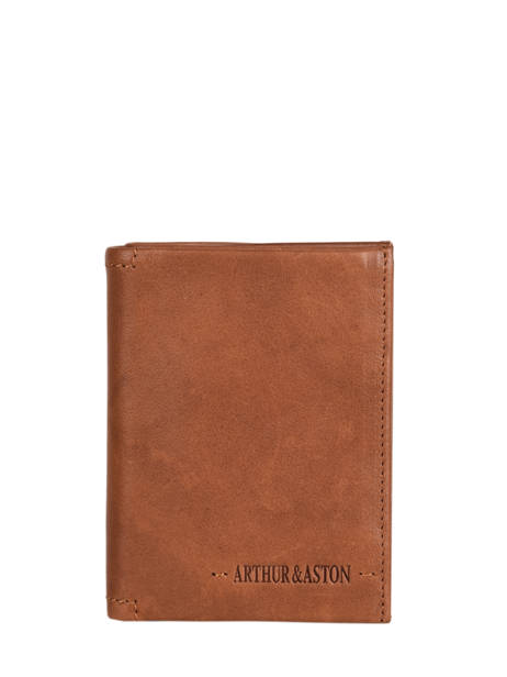 Leather Arthur Wallet Arthur & aston Brown johany 127