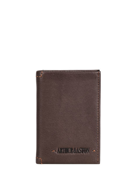 Leather Arthur Card-holder Arthur & aston Brown johany 100