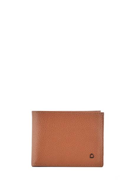 Leather Wallet Madras Etrier Brown madras EMAD438