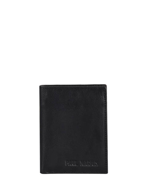 Leather Marius Wallet Paul marius Black vintage MARIUS