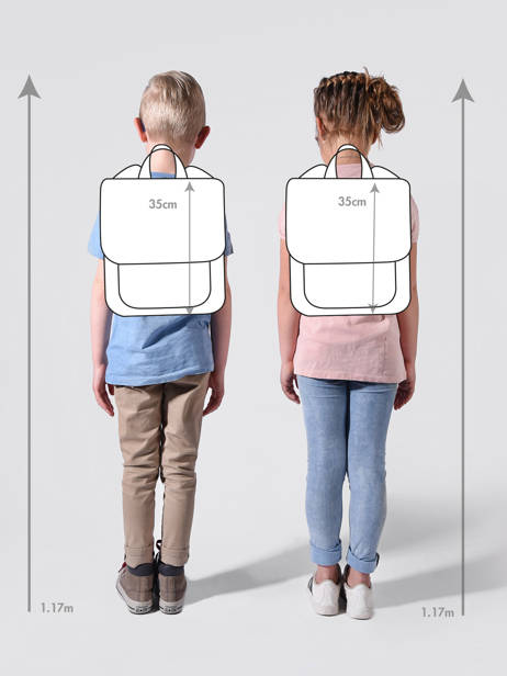 Backpack Cuddle 1 Compartment Kidzroom Pink cuddle 94 other view 1
