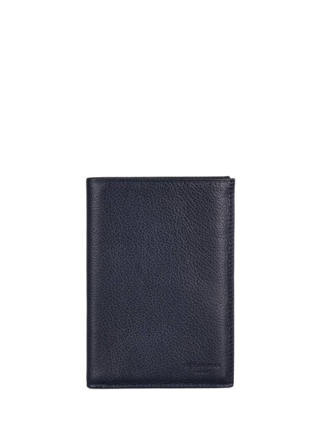 Wallet Leather Hexagona Blue confort 461013