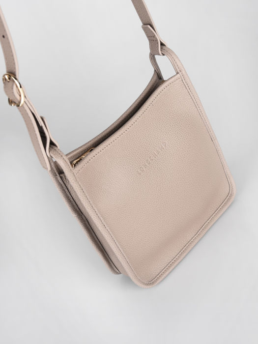 Longchamp Le foulonné Messenger bag Gray