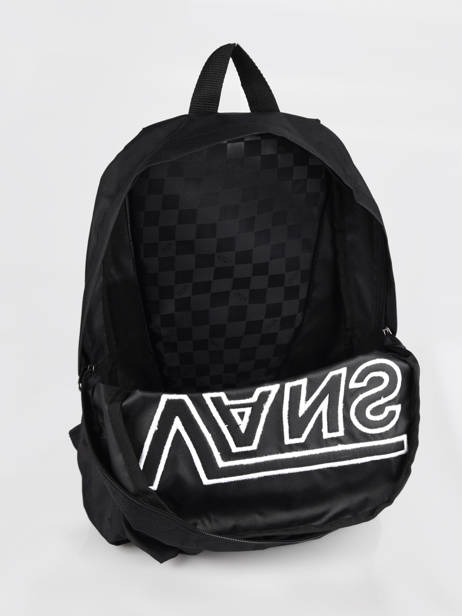 Sac à Dos 1 Compartiment Vans Noir backpack VN0A5KHP vue secondaire 3