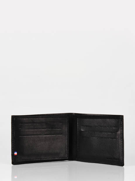 Wallet With Card Holder Oil Leather Etrier Black oil EOIL740 other view 2