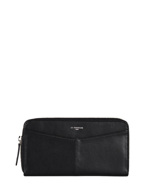 Large Leather Charlotte Wallet Le tanneur Black charlotte TOTT3600