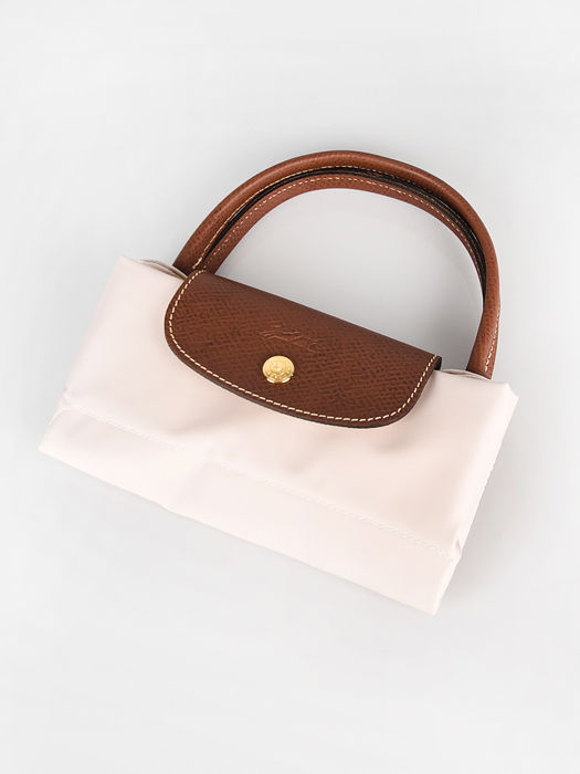 Longchamp Le pliage original Sacs porté main Beige