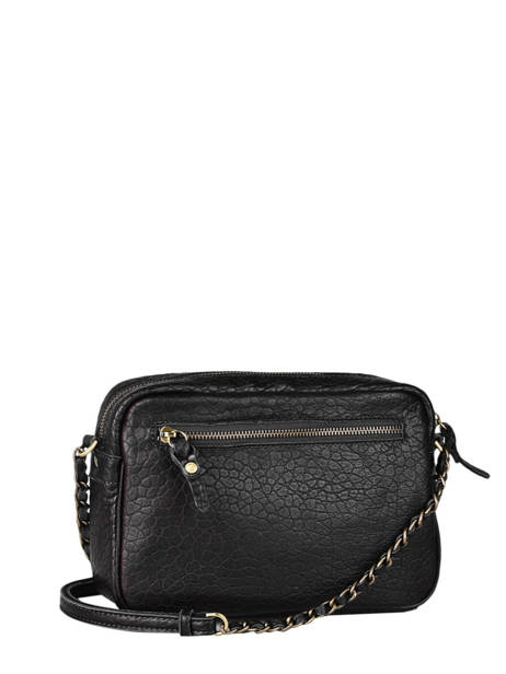 Sac Bandoulière Orelia Cuir Mila louise Noir vintage 3327E vue secondaire 4