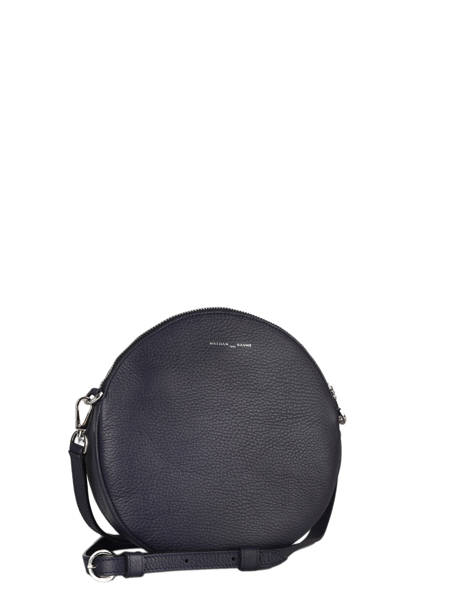 Sac Bandoulière Dorine Cuir Nathan baume Bleu nathan 32PO vue secondaire 4