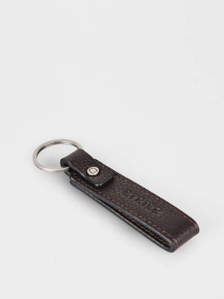 Leather Flandres Keychain Etrier Brown flandres EFLA7850 other view 1