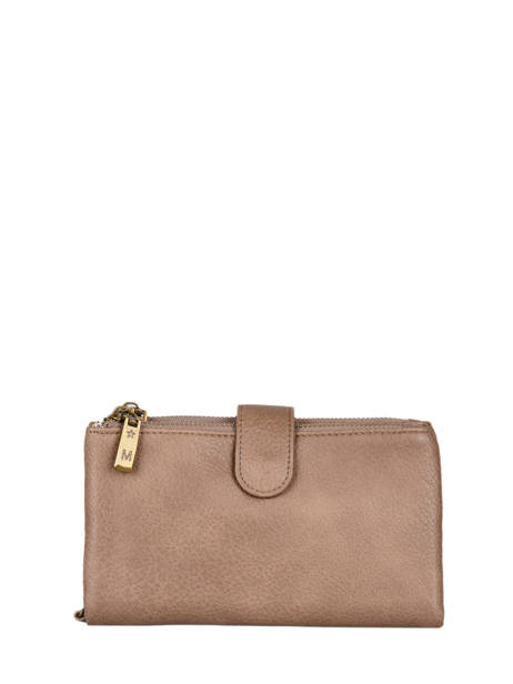 Wallet With Coin Purse Soft Miniprix Beige soft 195