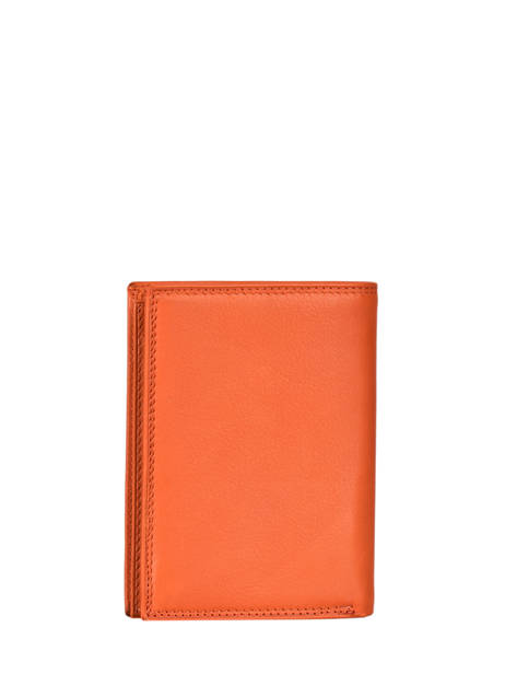 Wallet Leather Leather Katana Orange marina 753096 other view 3