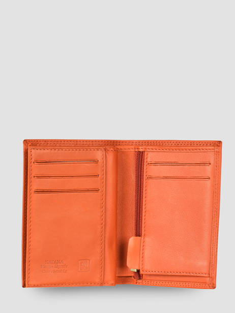 Wallet Leather Leather Katana Orange marina 753096 other view 1