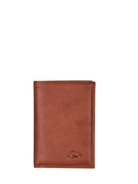 Card Holder Leather Leather Katana Gold marina 753038