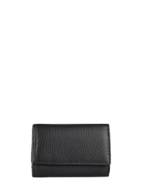 Leather Foulonné Wallet Yves renard Black foulonne 2335 other view 3