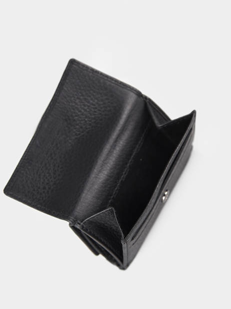 Leather Foulonné Wallet Yves renard Black foulonne 2335 other view 1