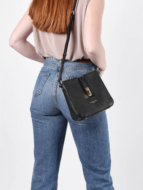 Leather Milano Crossbody Bag Lancaster Black milano horizon sophie 47 other view 1
