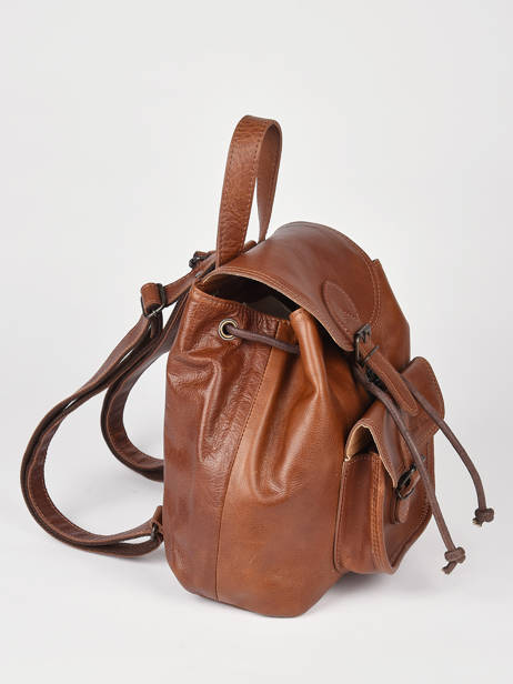 Backpack Le Baroudeur Paul marius Brown vintage BAROUDEU other view 2