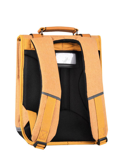 2 Compartments Backpack Cameleon Yellow vintage color - PBVCSD38 other view 6