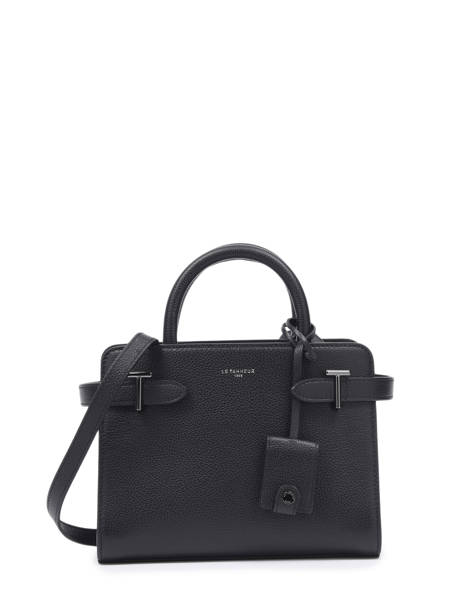 Small Leather Emilie Handbag Le tanneur Black emily PB328670