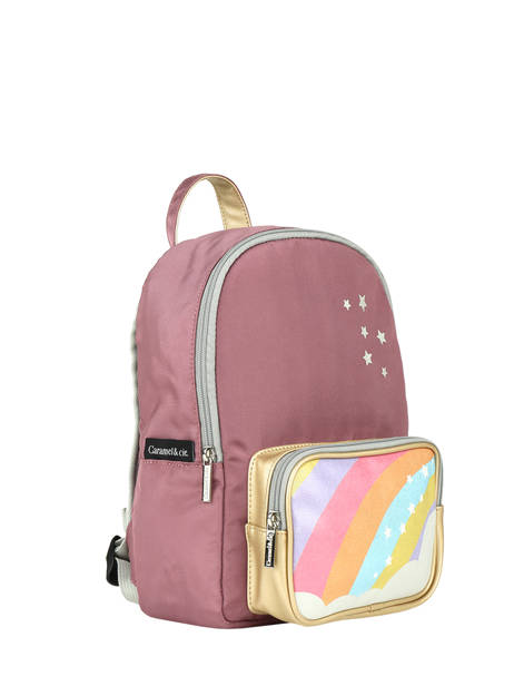 Mini Backpack Caramel et cie Pink boheme FI other view 2