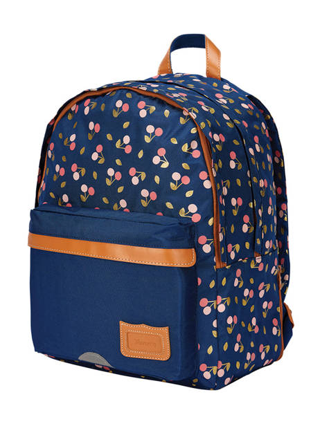 2-compartment Backpack Tann's Blue les fantaisies f - 22-63242 other view 2