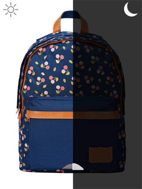 2-compartment Backpack Tann's Blue les fantaisies f - 22-63242 other view 5