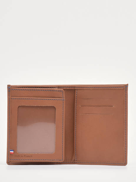 Wallet With Card Holder Paris Leather Etrier Brown paris EPAR748 other view 2