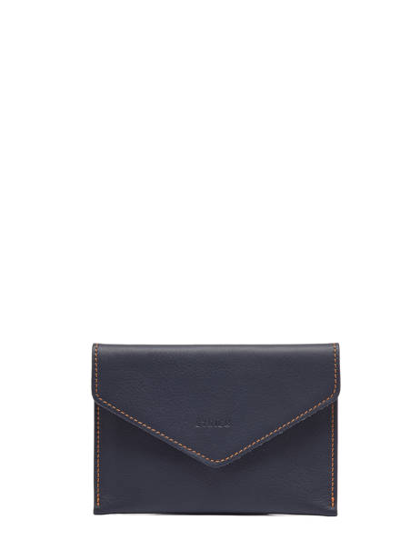 Wallet Paris Leather Etrier Blue paris EPAR054
