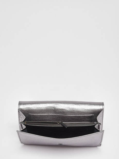 Continental Wallet Leather Etrier Silver etincelle irisee EETI904 other view 2