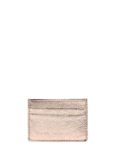 Card Holder Leather Etincelle Irisée Etrier Gold etincelle irisee EETI011