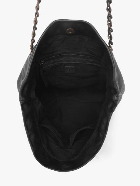 A4 Size  Shoulder Bag Heritage Leather Biba Black heritage LUC2L other view 3